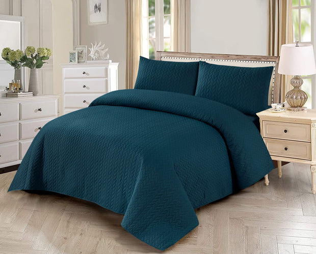 Luxury Quilted Bed Spread 3Pc -LQS701