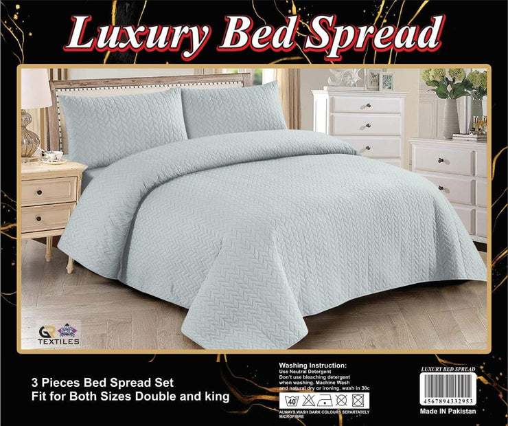 Luxury Quilted Bed Spread 3Pc -LQS702
