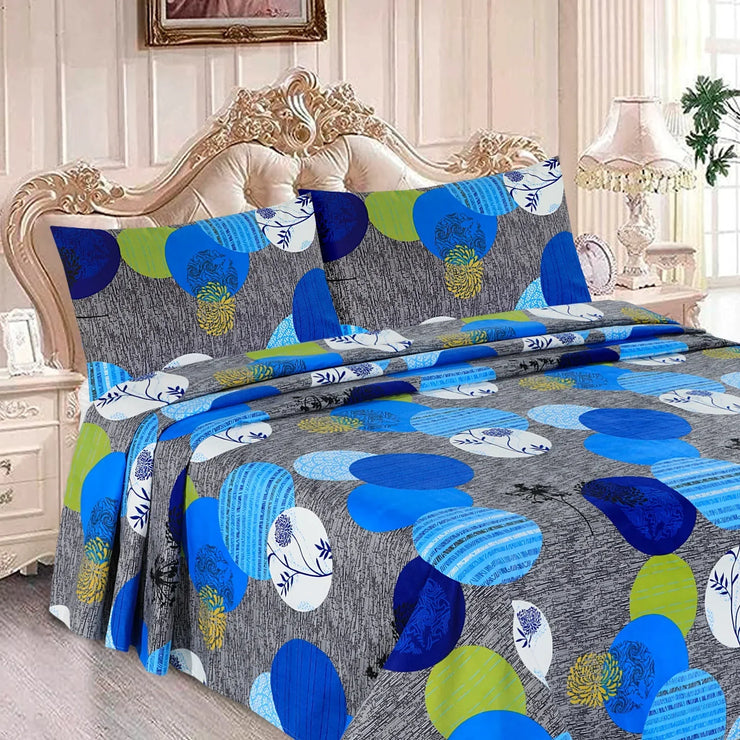 Cryta Cotton Bed Sheet - King - 3pcs - CSB285