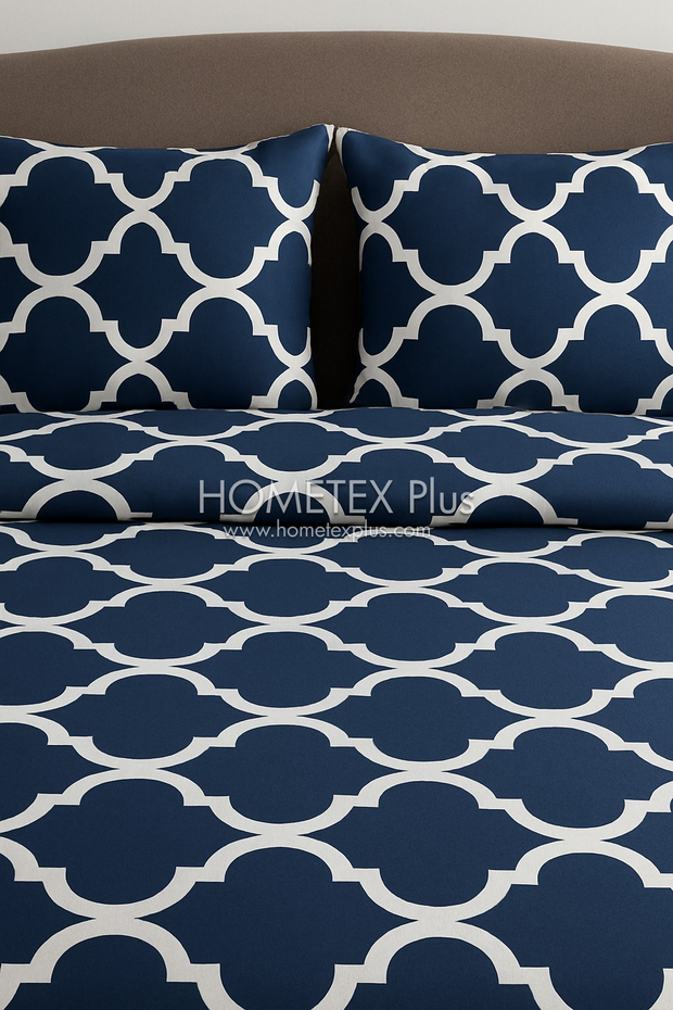 Cryta Cotton Bed Sheet - King - 3pcs - CSB396