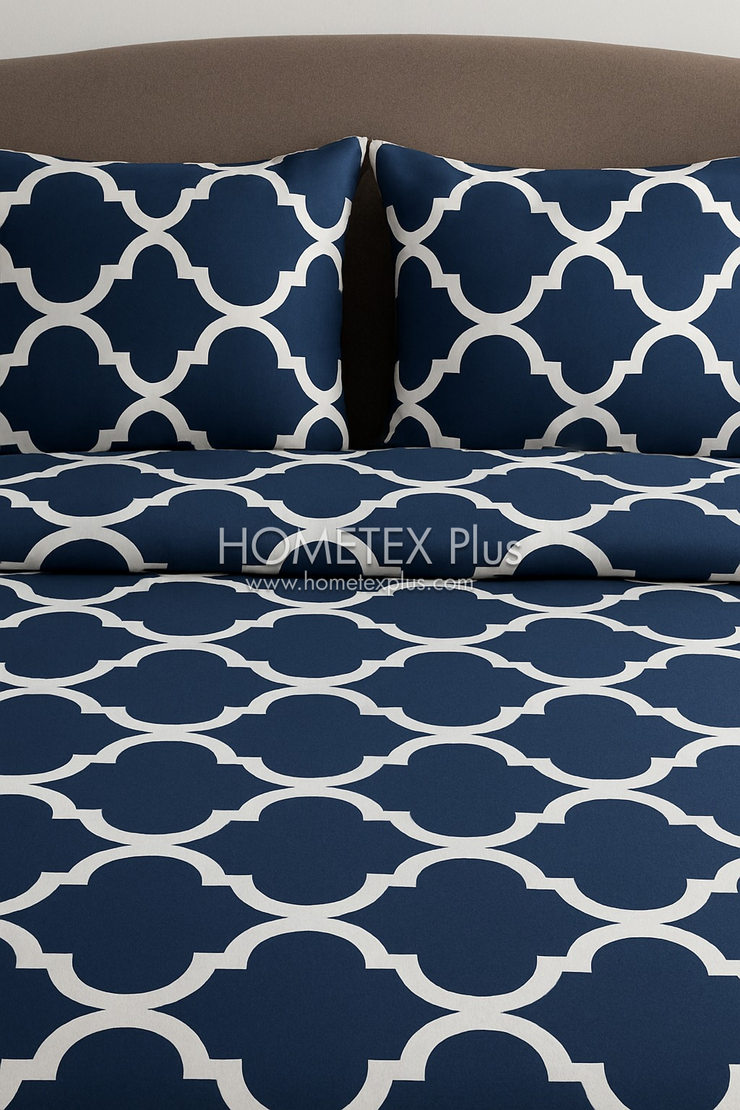 Cryta Cotton Bed Sheet - King - 3pcs - CSB396