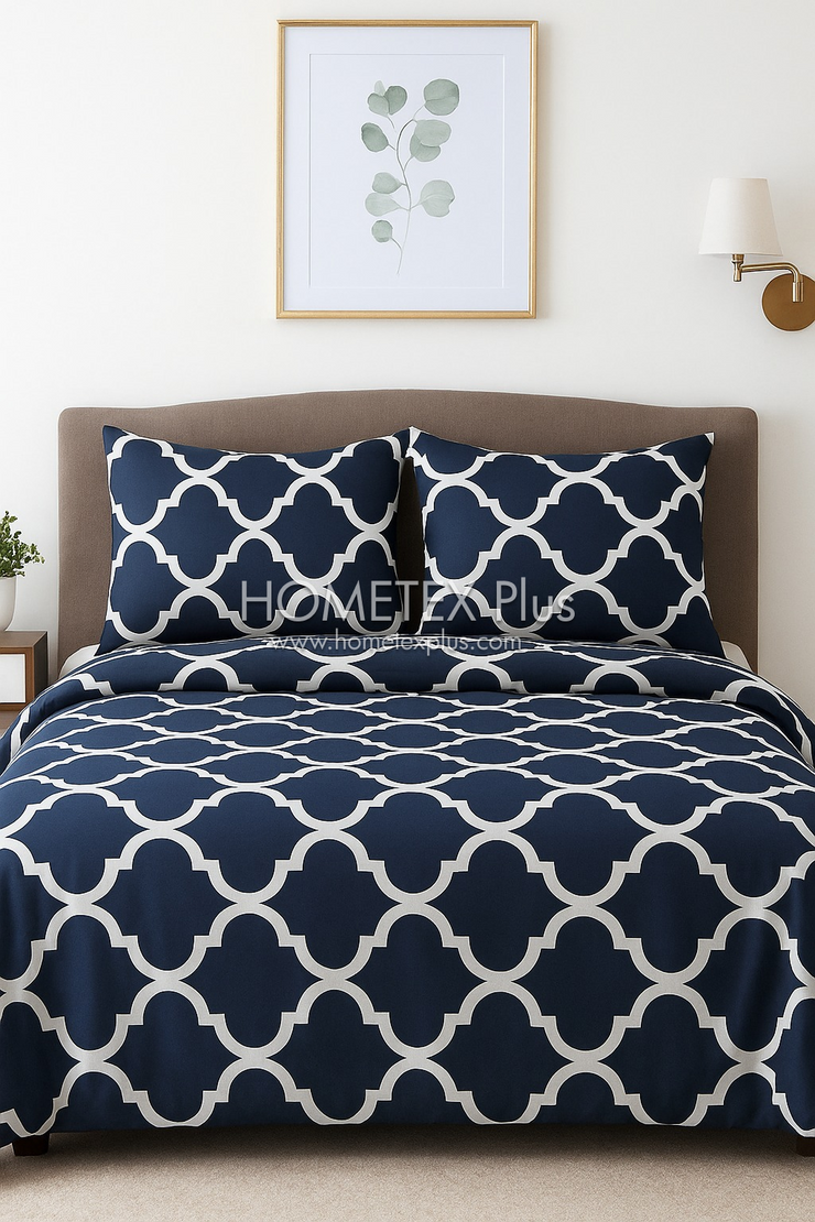 Cryta Cotton Bed Sheet - King - 3pcs - CSB396