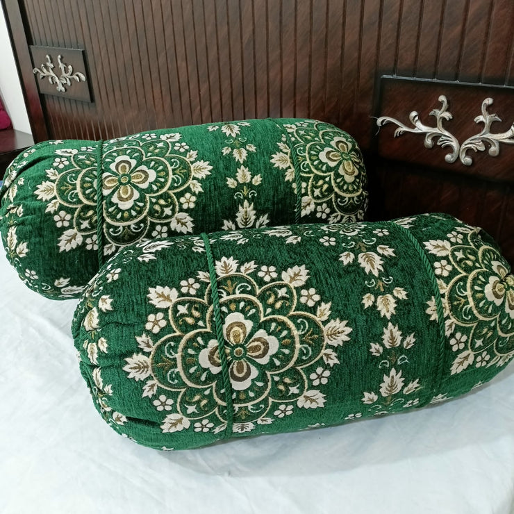 Velvet Jackard Around Pillow Covers-APC-01