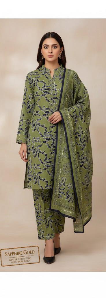 Bana Doriya Winter - 3pcs - WPC225