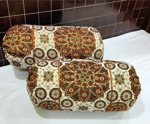 Velvet Jackard Around Pillow Covers-APC-03