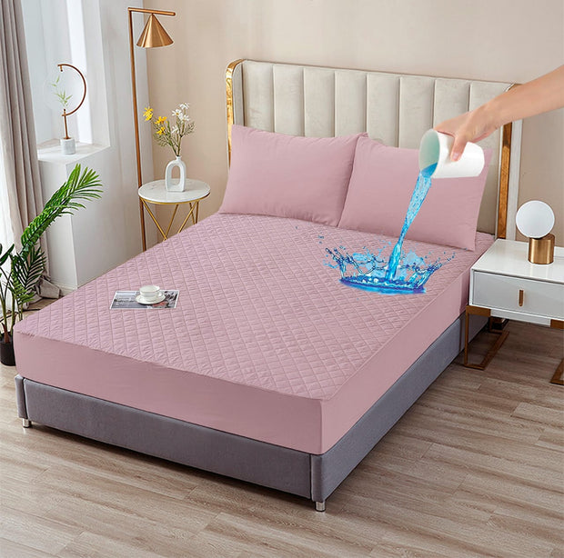 Mattress Safeguards Water Proof Quilted Mattress Cover MPC-303
