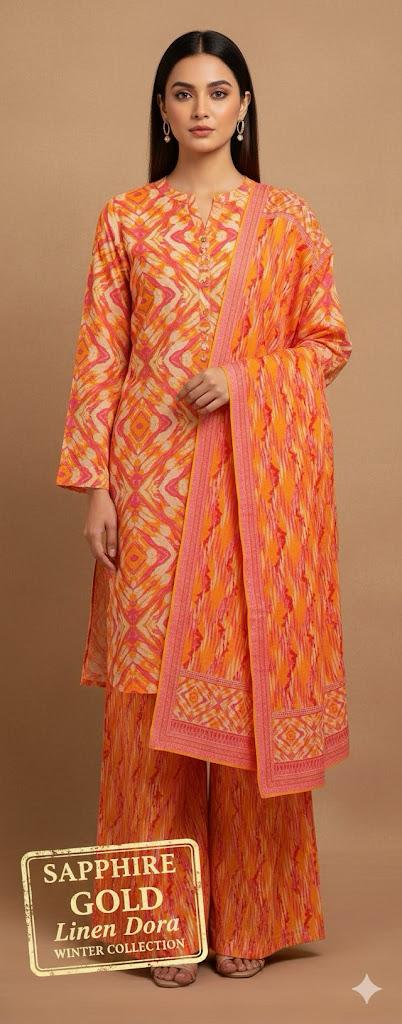 Bana Doriya Winter - 3pcs - WPC223