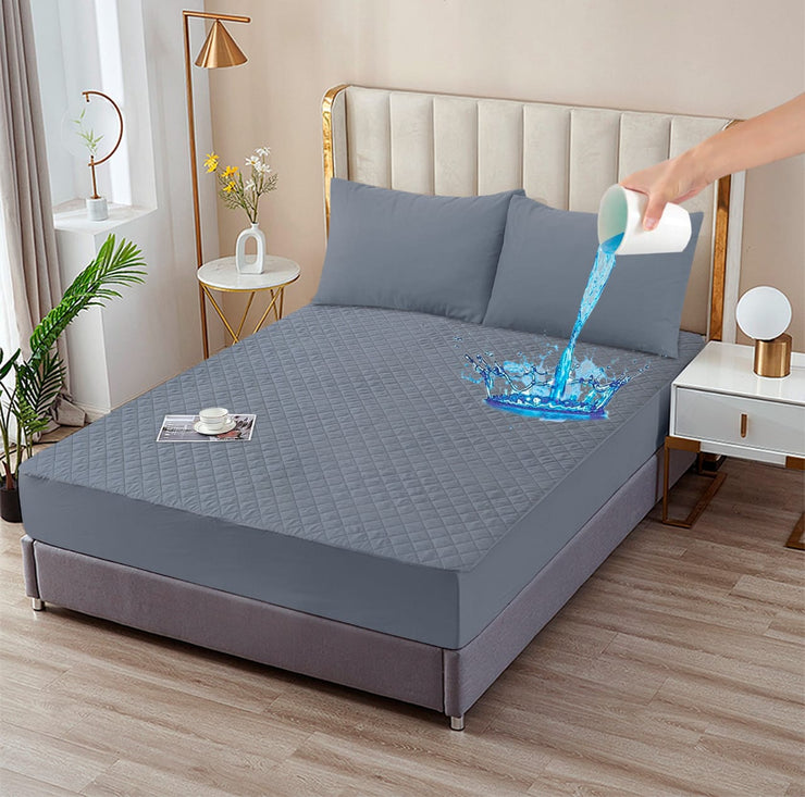 Mattress Safeguards Water Proof Quilted Mattress Cover MPC-304