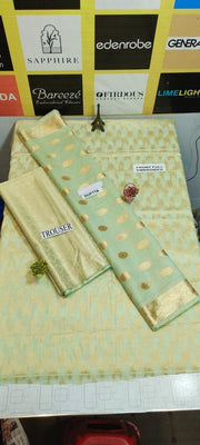 Banarsi Lawn Jacquard- Unstitched - 3pc - BLJ32