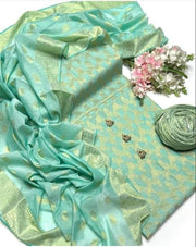 Banarsi Lawn Jacquard- Unstitched - 3pc - BLJ33