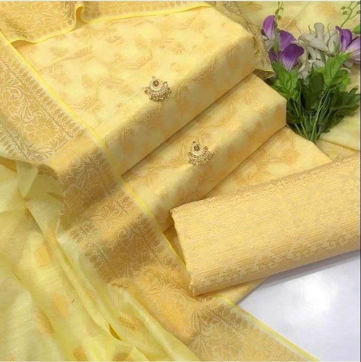 Banarsi Lawn Jacquard- Unstitched - 3pc - BLJ37