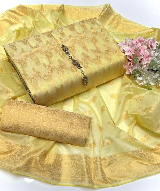 Banarsi Lawn Jacquard- Unstitched - 3pc - BLJ38