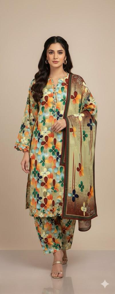 Bana Doriya Winter - 3pcs - WPC235