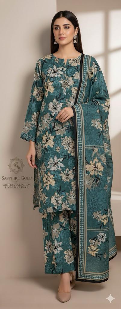 Bana Doriya Winter - 3pcs - WPC231