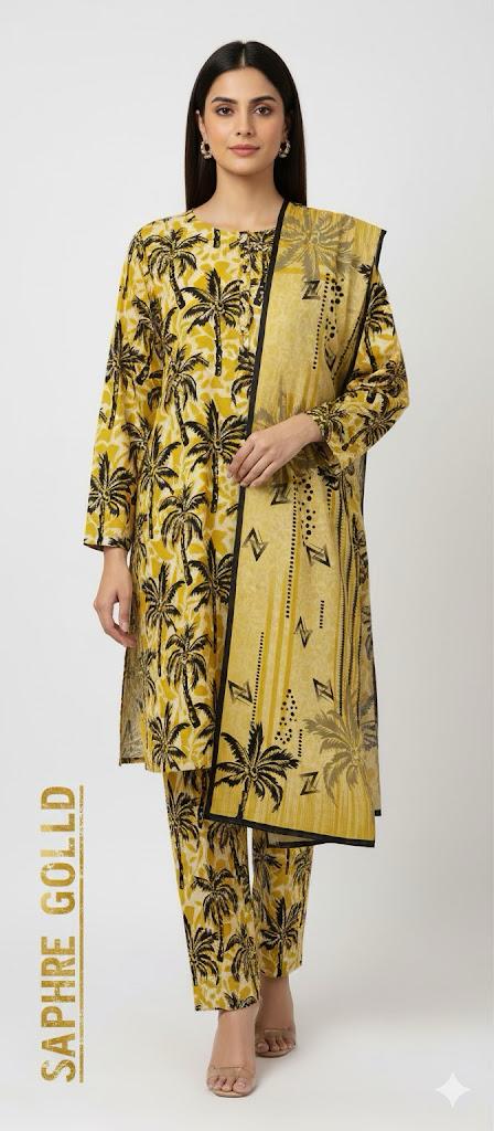 Bana Doriya Winter - 3pcs - WPC233