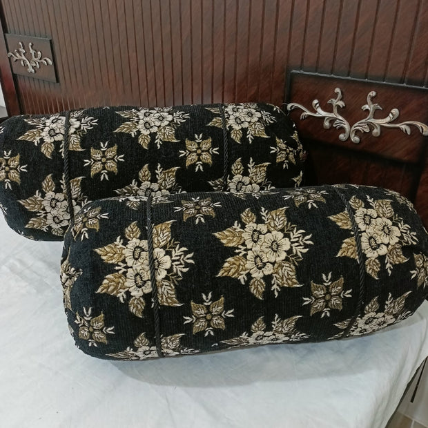 Velvet Jackard Around Pillow Covers-APC-12
