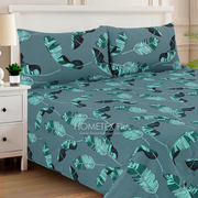 Dexuro Pure Cotton Bed Sheet - King - 3pcs - DBS298