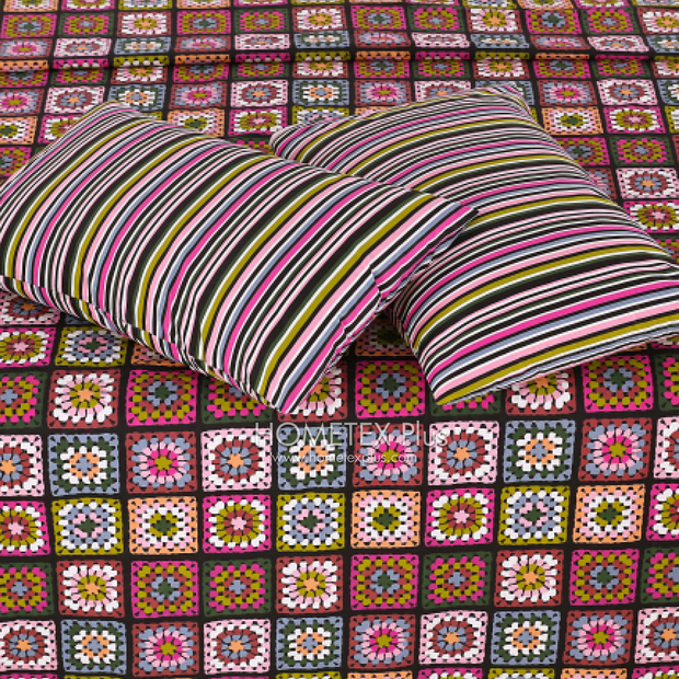 Dexuro Pure Cotton Bed Sheet - King - 3pcs - DBS301