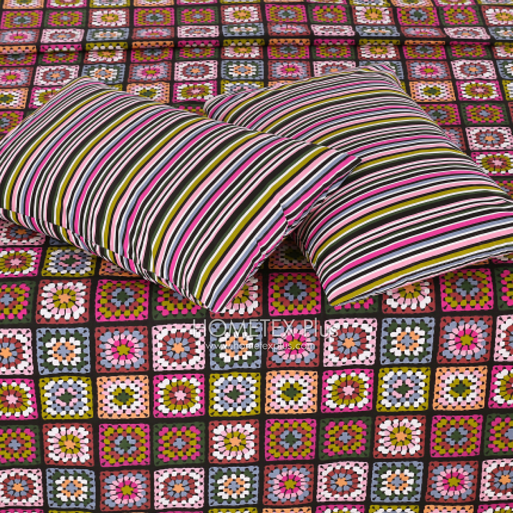 Dexuro Pure Cotton Bed Sheet - King - 3pcs - DBS301