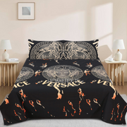 Dexuro Pure Cotton Bed Sheet - King - 3pcs - DBS303