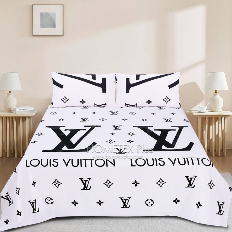 Dexuro Pure Cotton Bed Sheet - King - 3pcs - DBS304