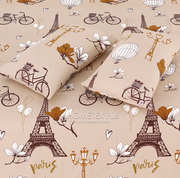 Dexuro Pure Cotton Bed Sheet - King - 3pcs - DBS320