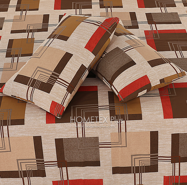 Dexuro Pure Cotton Bed Sheet - King - 3pcs - DBS321