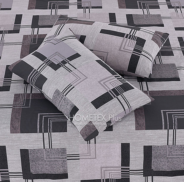 Dexuro Pure Cotton Bed Sheet - King - 3pcs - DBS322