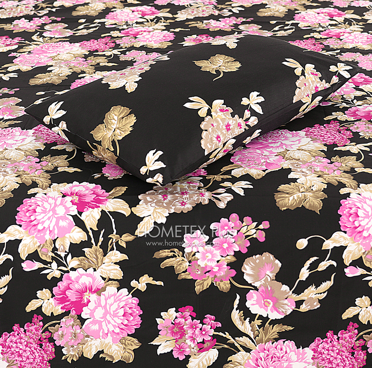 Dexuro Pure Cotton Bed Sheet - King - 3pcs - DBS329