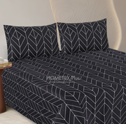 Dexuro Pure Cotton Bed Sheet - King - 3pcs - DBS330