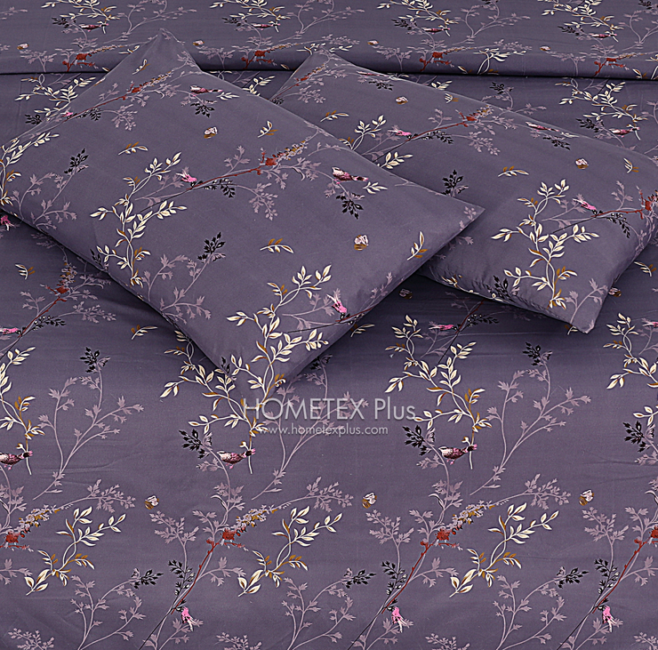 Dexuro Pure Cotton Bed Sheet - King - 3pcs - DBS335