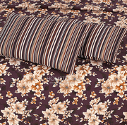 Dexuro Pure Cotton Bed Sheet - King - 3pcs - DBS336