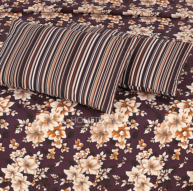 Dexuro Pure Cotton Bed Sheet - King - 3pcs - DBS336