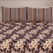 Dexuro Pure Cotton Bed Sheet - King - 3pcs - DBS336