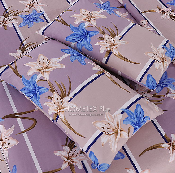 Dexuro Pure Cotton Bed Sheet - King - 3pcs - DBS347