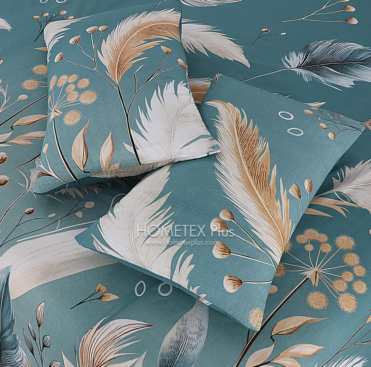 Dexuro Pure Cotton Bed Sheet - King - 3pcs - DBS348