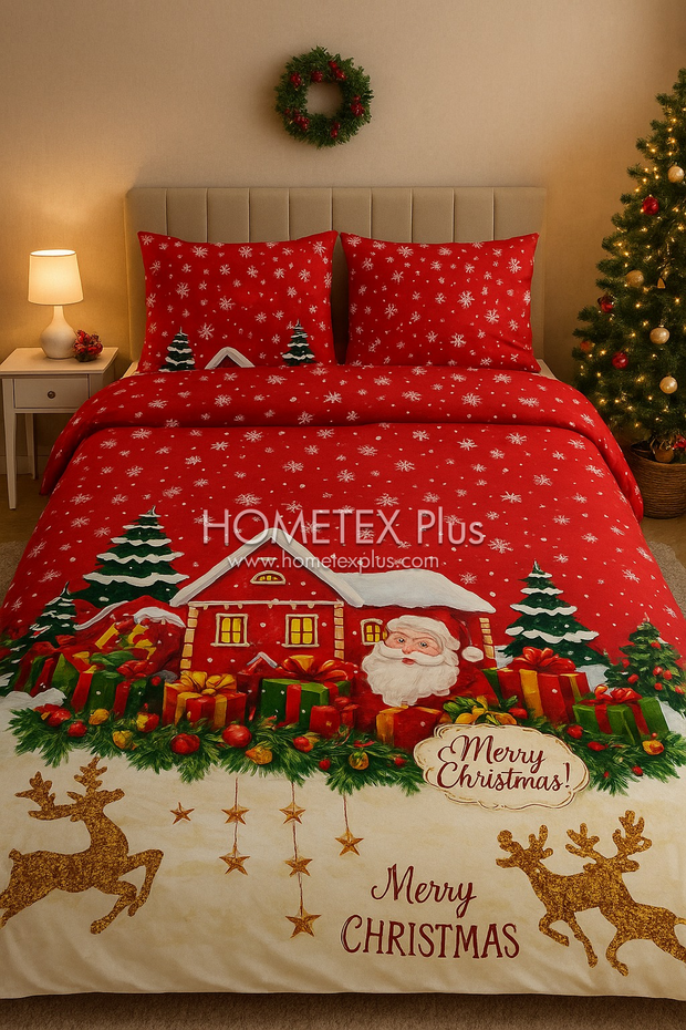 Dexuro Pure Cotton Bed Sheet - King - 3pcs - DBS366