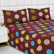 Dexuro Pure Cotton Bed Sheet - King - 3pcs - DBS229