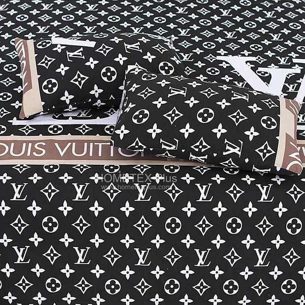 Dexuro Pure Cotton Bed Sheet - King - 3pcs - DBS285