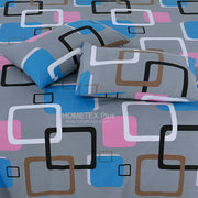 Dexuro Pure Cotton Bed Sheet - King - 3pcs - DBS286