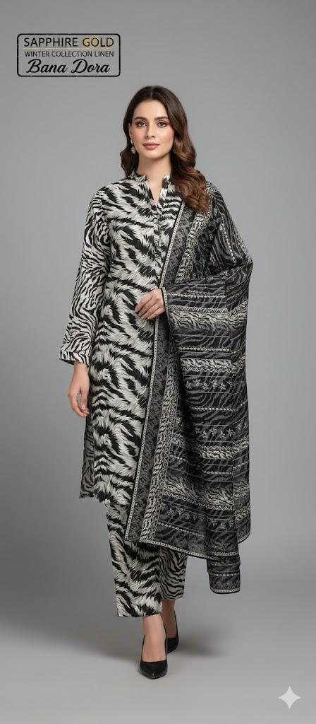 Bana Doriya Winter - 3pcs - WPC230