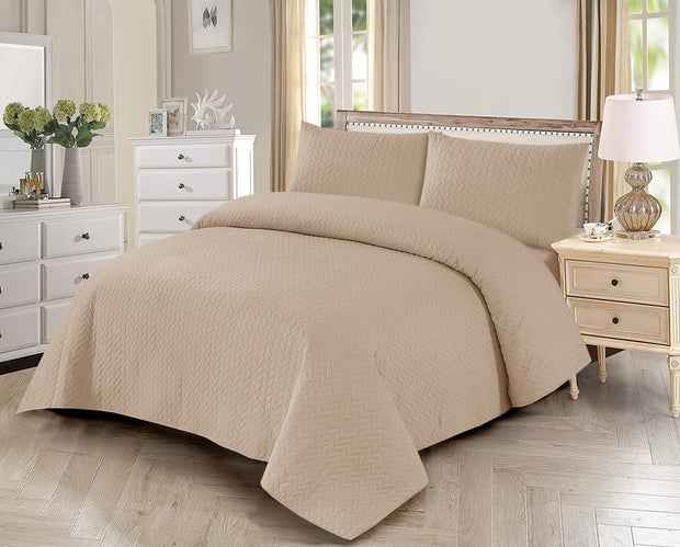 Luxury Quilted Bed Spread 3Pc -LQS-711