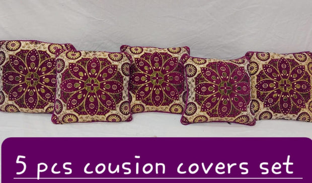 velvet jackard cushion cover.VJC43