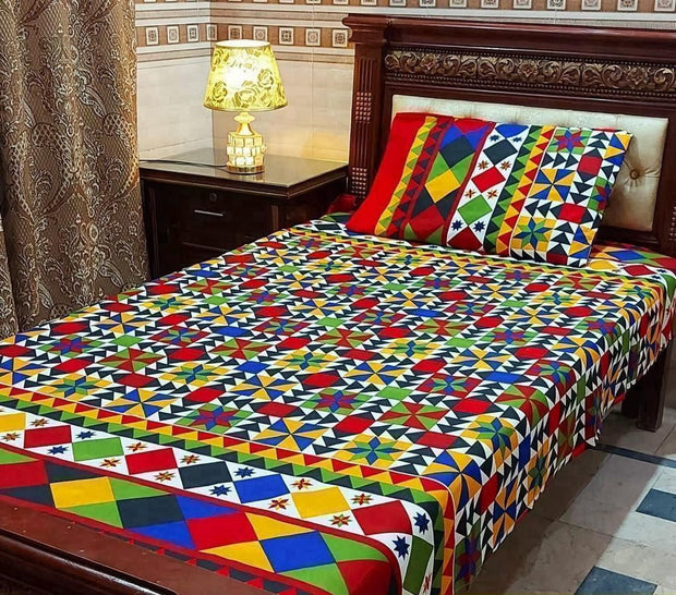 Cryta Cotton Bed Sheet - Single - LBS32