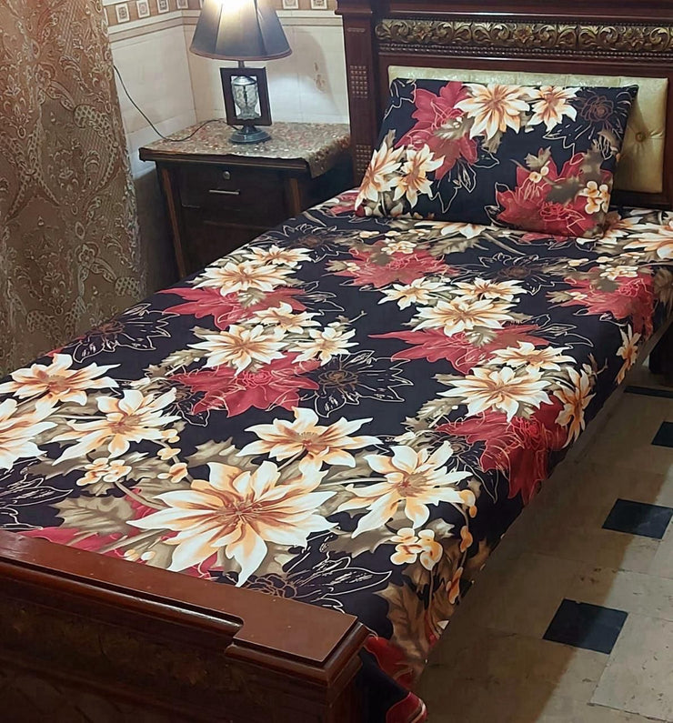 Cryta Cotton Bed Sheet - Single - LBS34